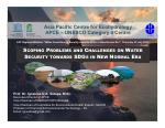 Webinar Regional Water-Food-Energy Security towards SDGs in New Normal Era