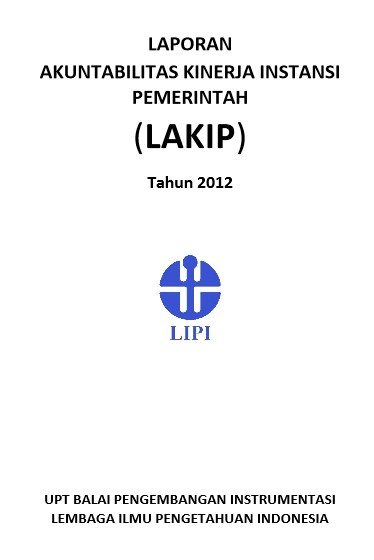LAKIP Tahun 2012