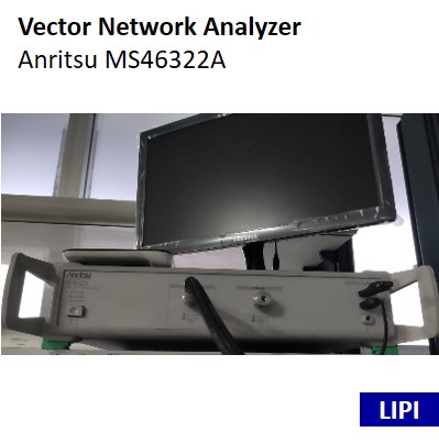 Penganalisis jaringan (Network Analyzer) dengan rentang frekuensi 22-33GHz (Vektor)