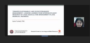 Pengelolaan Danau Berbasis Ekosistem Melalui Pembelajaran Riset Interdisiplin