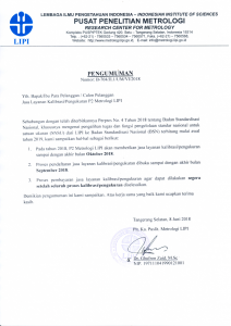 Pengalihan BSN ke LIPI