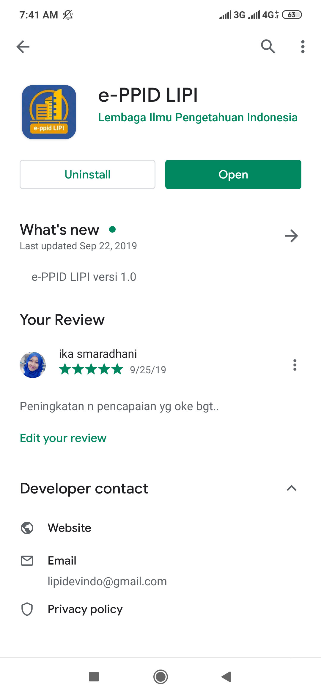 LIPI Kembangkan Aplikasi Mobile PPID