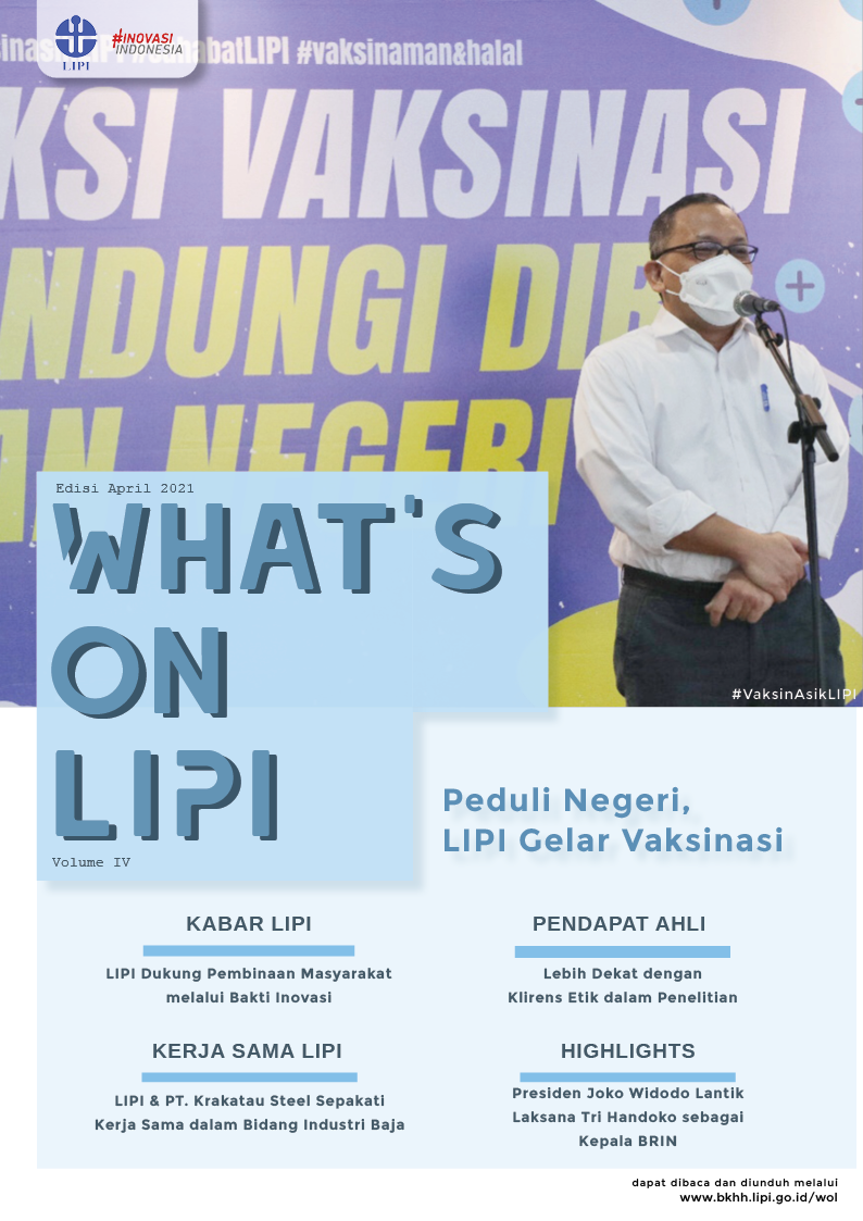 Majalah Majalah What's on LIPI
