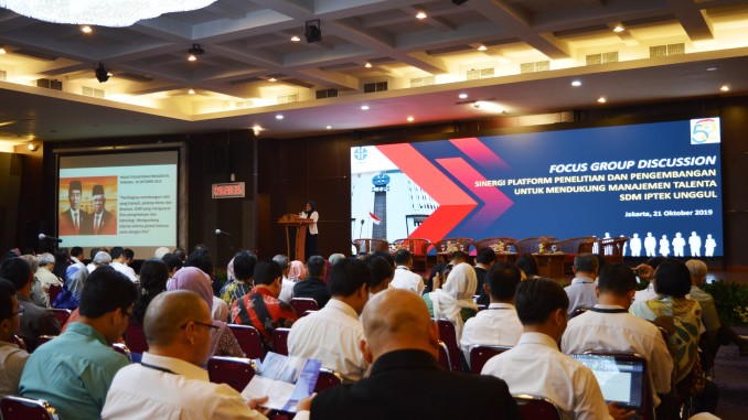 FGD Sinergi Flatform Litbang untuk Mendukung Manajemen Talenta SDM IPTEK Unggul