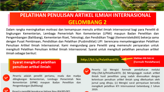 FLYER PENULISAN ARTIKEL ILMIAH INTERNASIONAL (Gelombang 2 Agustus revisi3)