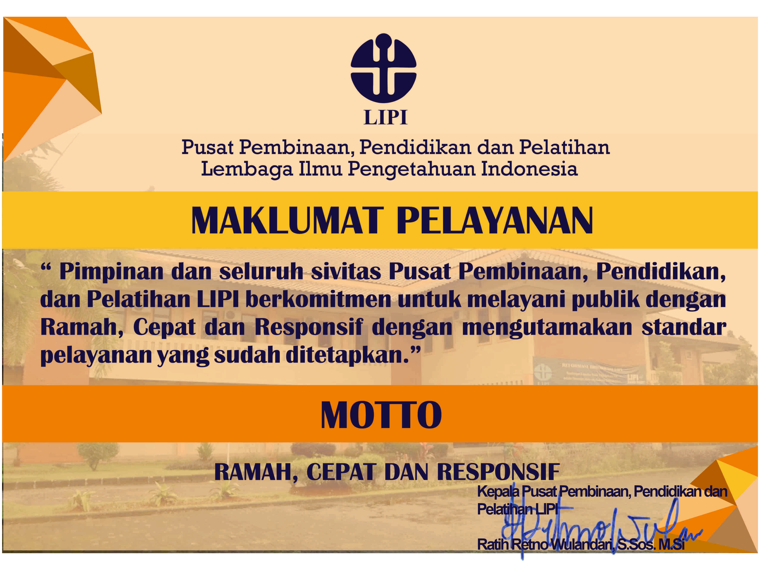 Maklumat Pelayanan