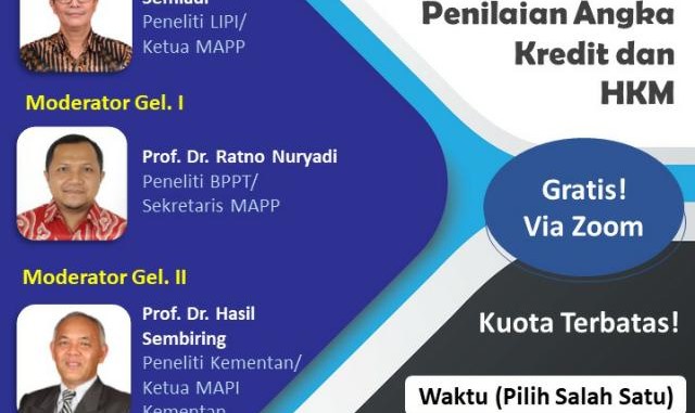 Webinar Pembinaan JF Peneliti