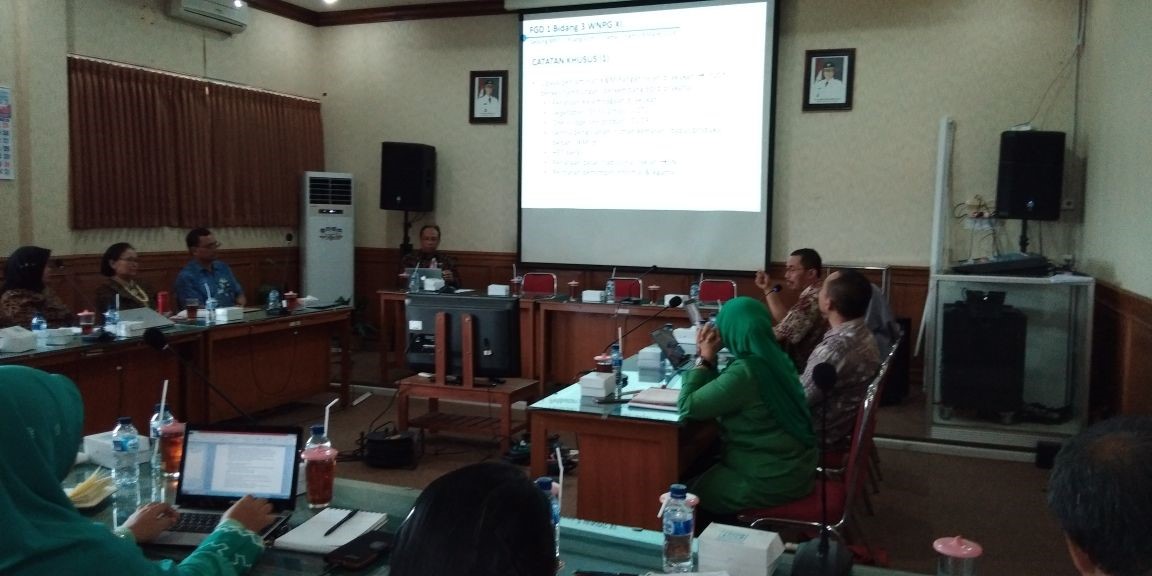 Forum Group Discussion (FGD) Bidang Peningkatan Penjaminan Keamanan dan Mutu Pangan